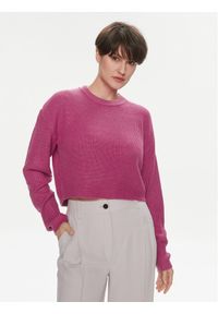 only - ONLY Sweter Malavi 15284453 Różowy Regular Fit. Kolor: różowy. Materiał: syntetyk #1