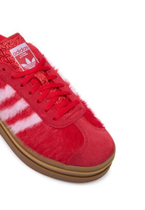 Adidas - adidas Sneakersy Gazelle Bold JS3905 Bordowy. Kolor: czerwony. Materiał: skóra, zamsz. Model: Adidas Gazelle