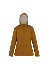 Regatta - Kurtka Ocieplana Damska/panie Agara. Kolor: wielokolorowy, brązowy, zielony. Materiał: puch. Sport: turystyka piesza #1