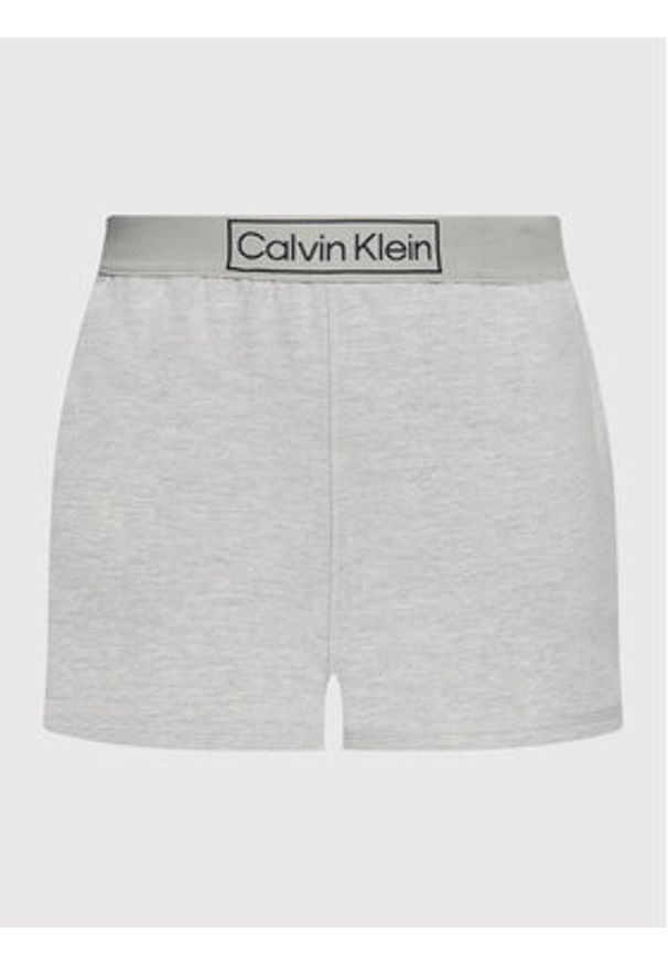 Calvin Klein Underwear Szorty piżamowe 000QS6799E Szary Regular Fit. Kolor: szary. Materiał: bawełna