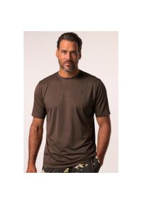 JAY-PI - Męska Koszulka funkcyjna fitness rękaw 1/2 szybkoschnący do roz. 7 XL. Kolekcja: plus size. Kolor: brązowy, pomarańczowy, wielokolorowy. Materiał: elastan, poliester, materiał. Sport: fitness