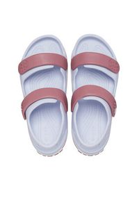 Crocs Sandały Crocband Cruiser Sandal Kids 209423 Błękitny. Kolor: niebieski