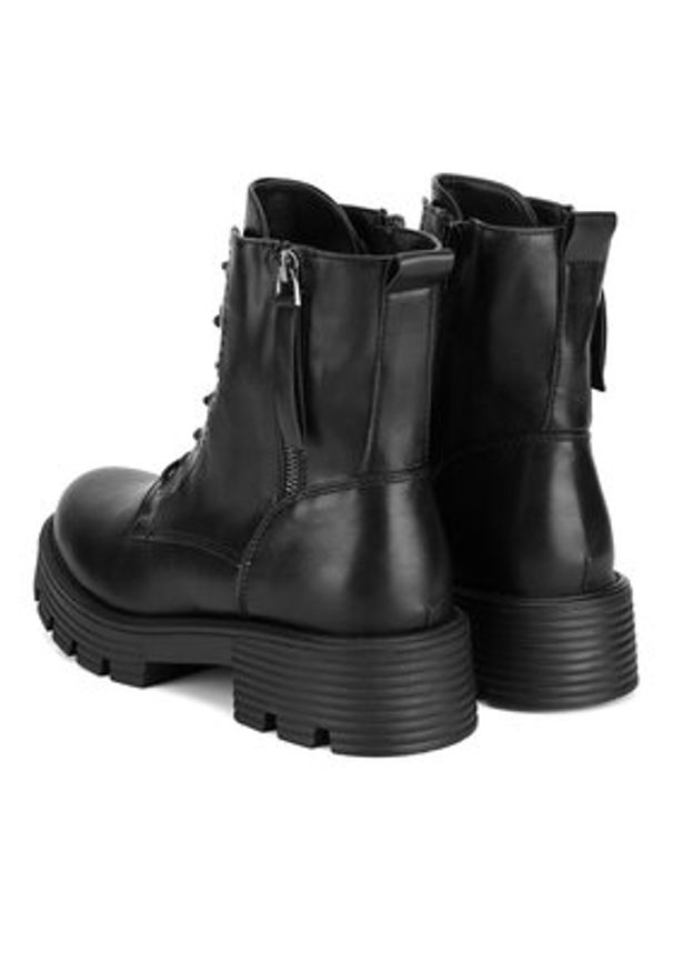 DeeZee Botki WS6119-30 Czarny. Kolor: czarny. Materiał: materiał