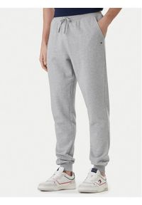 TOMMY HILFIGER - Tommy Hilfiger Spodnie dresowe Essential MW0MW37236 Szary Regular Fit. Kolor: szary. Materiał: bawełna #1