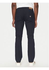Guess Spodnie materiałowe M5RAS2WGXW1 Granatowy Regular Fit. Kolor: niebieski. Materiał: bawełna #4