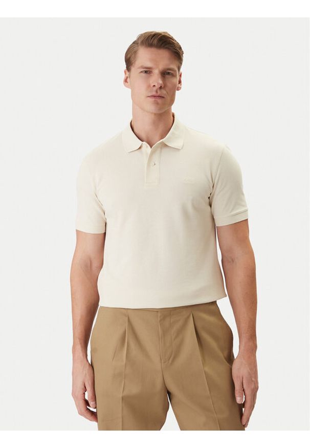 BOSS Polo Pallas 50553564 Biały Regular Fit. Typ kołnierza: polo. Kolor: biały. Materiał: bawełna