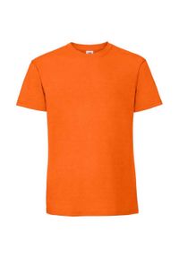 FRUIT OF THE LOOM - Męska Koszulka Iconic 195 Z Bawełny Premium Ringspun. Kolor: żółty, pomarańczowy, wielokolorowy. Materiał: bawełna. Sport: turystyka piesza #1