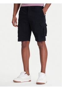 Quiksilver Szorty materiałowe MW Cargo EQYWS03912 Czarny Regular Fit. Kolor: czarny. Materiał: bawełna #1