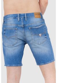 Guess - GUESS Jeansowe szorty męskie. Kolor: niebieski. Materiał: bawełna #3