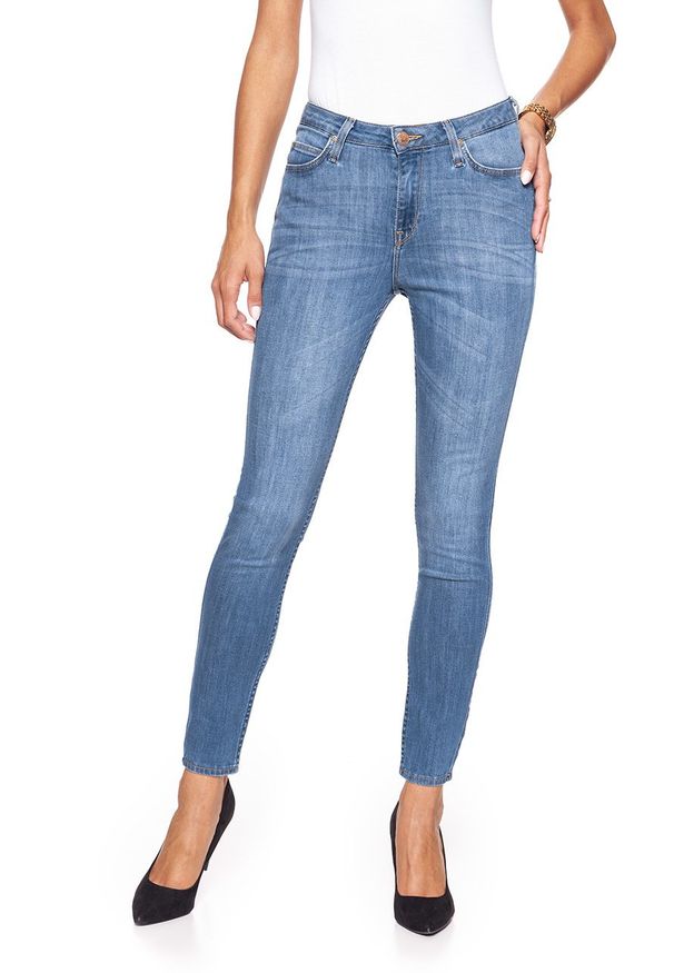 Lee - SPODNIE DAMSKIE LEE SCARLETT HIGH DARK DELUXE L626SVMK 112145314