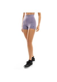 SIROKO - Damskie krótkie legginsy treningowe Fitness Siroko Eyre. Kolor: fioletowy. Materiał: materiał. Długość: krótkie. Sport: fitness