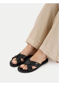 MEXX Klapki CEO-HY6699-1 Czarny. Kolor: czarny. Materiał: skóra #1