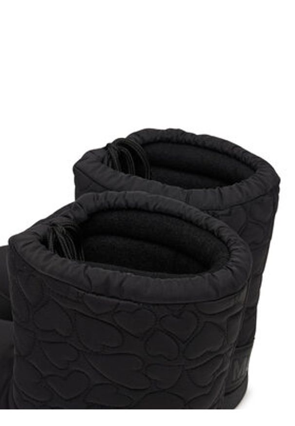Love Moschino - LOVE MOSCHINO Śniegowce JA24202G1NISE00A Czarny. Kolor: czarny. Materiał: materiał