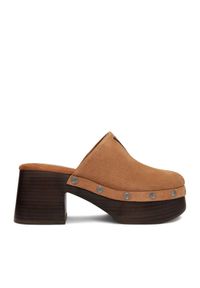 Klapki Guess Jeans. Kolor: brązowy #1