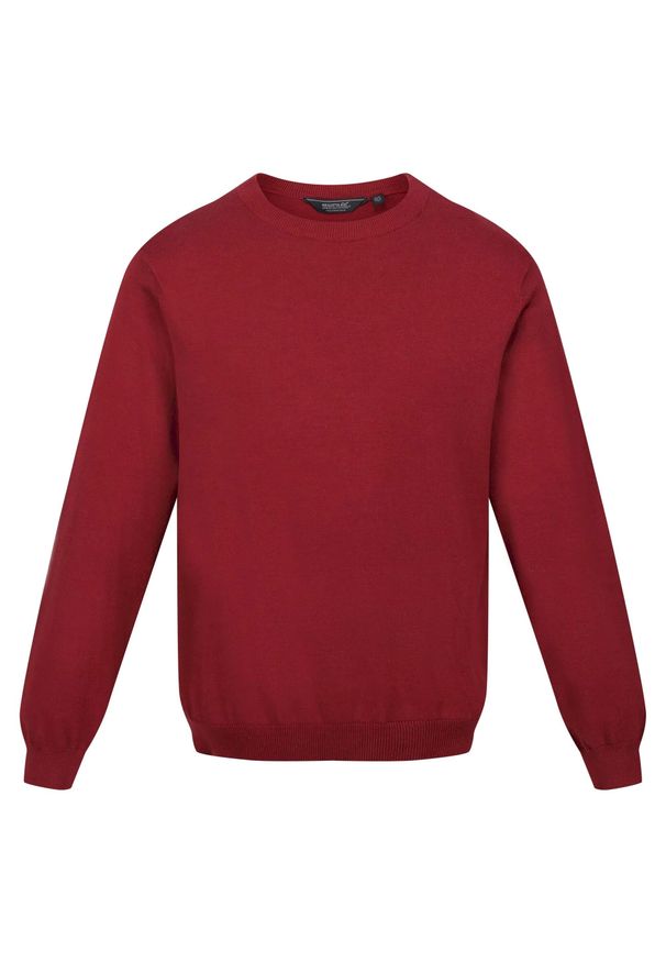 Regatta - Męski Sweter Z Dzianiny Kaelen. Kolor: czerwony. Materiał: dzianina. Styl: sportowy