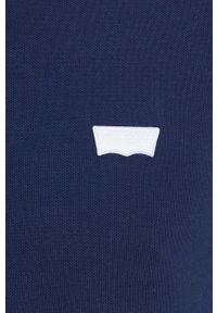 Levi's® - Levi's polo męski kolor granatowy gładki. Okazja: na spotkanie biznesowe. Typ kołnierza: polo. Kolor: niebieski. Długość: krótkie. Wzór: gładki. Styl: biznesowy #3