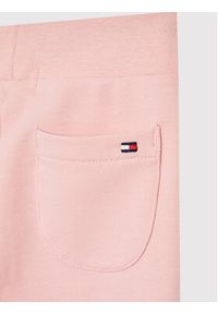 TOMMY HILFIGER - Tommy Hilfiger Spodnie dresowe Baby Essential KN0KN01281 Różowy Regular Fit. Kolor: różowy. Materiał: dresówka, bawełna #2