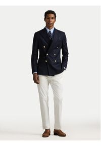 Polo Ralph Lauren Koszula 710929344018 Błękitny Slim Fit. Typ kołnierza: polo. Kolor: niebieski. Materiał: bawełna #3
