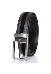 Mustang - MUSTANG PASEK SKÓRZANY 35mm SOPO-MUS079. Materiał: skóra. Wzór: paski. Styl: klasyczny #4