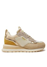 Pepe Jeans Sneakersy Blur Sour PLS60007 Beżowy. Kolor: beżowy. Materiał: materiał #1