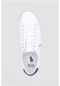 Polo Ralph Lauren Buty skórzane kolor biały. Zapięcie: sznurówki. Kolor: biały. Materiał: skóra #4