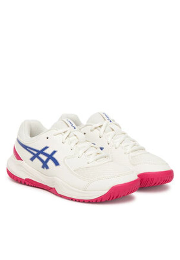 Asics Buty do tenisa Gel-Dedicate 8 Gs 1044A077 Szary. Kolor: szary. Materiał: skóra. Sport: tenis