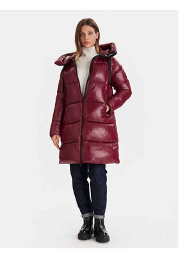 Save The Duck Kurtka zimowa D45510W LOVE21 Bordowy Regular Fit. Kolor: czerwony. Materiał: syntetyk. Sezon: zima