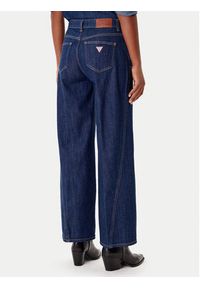 Guess Jeans Jeansy W5BA2T D002A Niebieski Wide Leg. Kolor: niebieski
