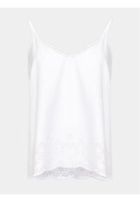 Cyberjammies Koszulka piżamowa Saskia 9648 Biały Regular Fit. Kolor: biały. Materiał: bawełna