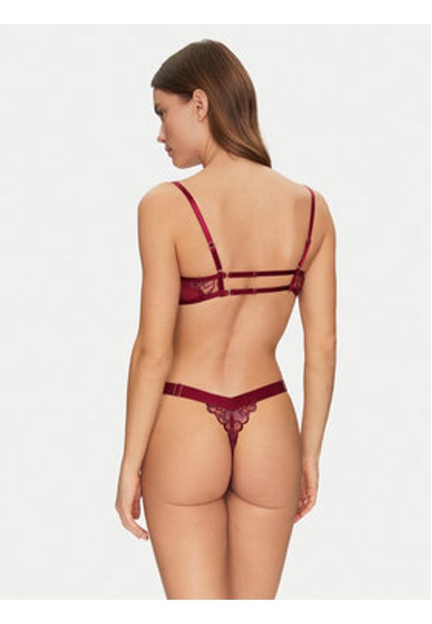 Hunkemöller Body Scarlett 301036 Bordowy. Kolor: czerwony. Materiał: syntetyk
