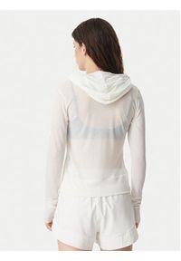 Adidas - adidas Bluza Soft Lux Sheer Hooded KS8005 Kremowy Slim Fit. Kolor: kremowy. Materiał: syntetyk #2