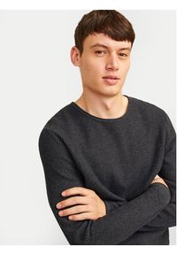 Jack & Jones - Jack&Jones Sweter Cooper 12258407 Szary Regular Fit. Kolor: szary. Materiał: bawełna