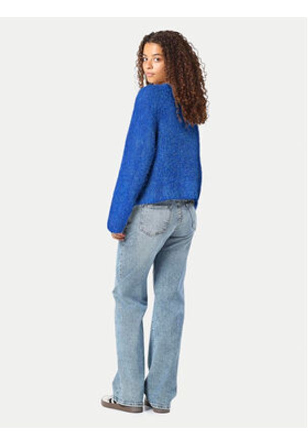 Noisy may - Noisy May Sweter Sassy 27029424 Niebieski Relaxed Fit. Kolor: niebieski. Materiał: syntetyk