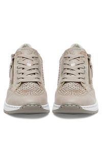 Rieker Sneakersy N4327-80 Beżowy. Kolor: beżowy. Materiał: syntetyk, skóra #6