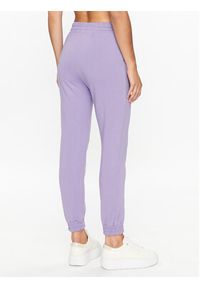Pinko Spodnie dresowe 100371 A162 Fioletowy Regular Fit. Kolor: fioletowy. Materiał: bawełna, dresówka #2