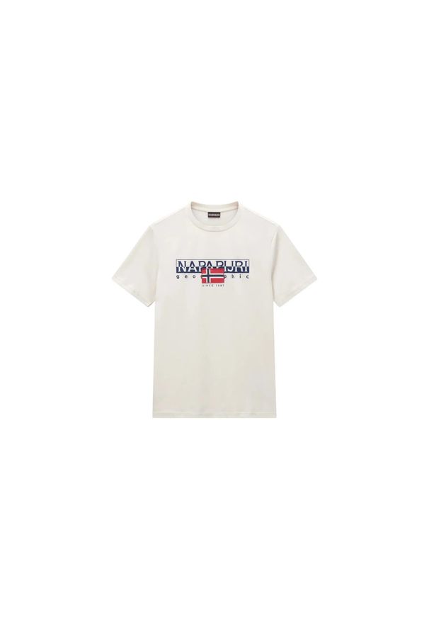 Koszulka Napapijri S-Aylmer. Kolor: beżowy