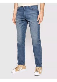 Wrangler - WRANGLER TEXAS MĘSKIE SPODNIE JEANSOWE TAPER GREEN TWIST W12TXP409 112145808 #1