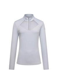 IMPERIAL RIDING - Damska techniczna koszulka jeździecka z długim rękawem Imperial Riding Gaby. Kolor: szary. Długość rękawa: długi rękaw. Długość: długie #1