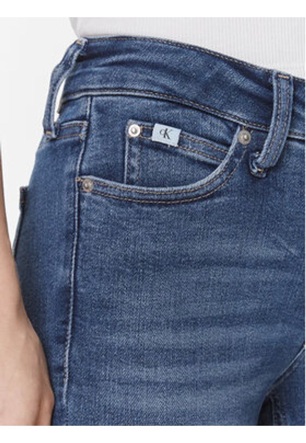 Calvin Klein Jeans Jeansy J20J222447 Niebieski Skinny Fit. Kolor: niebieski