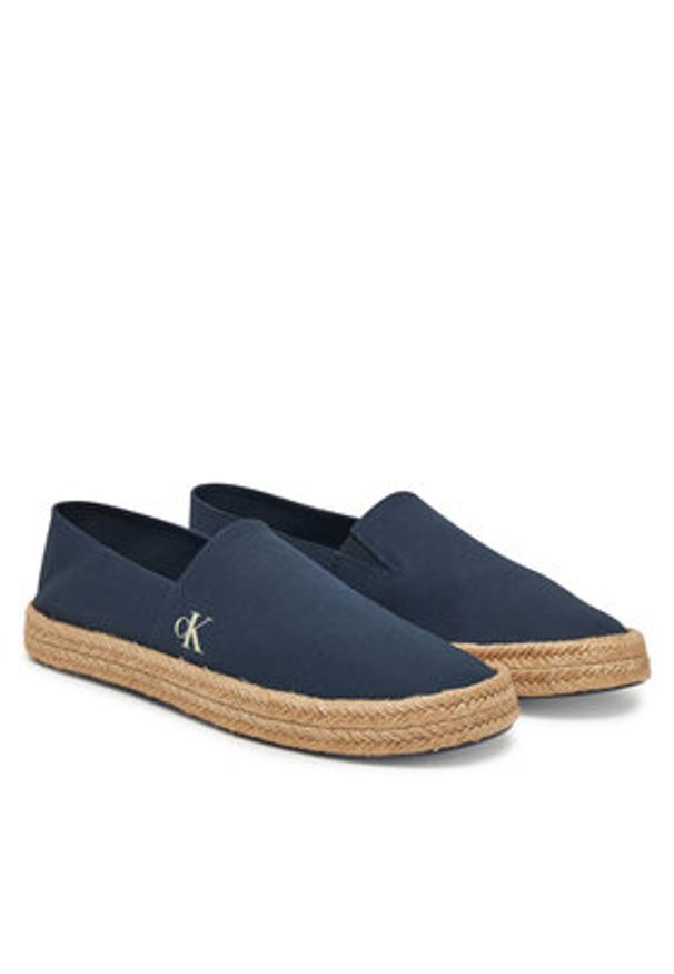 Calvin Klein Jeans Espadryle Inj Espadrille Cv YM0YM01251 Granatowy. Kolor: niebieski. Materiał: materiał