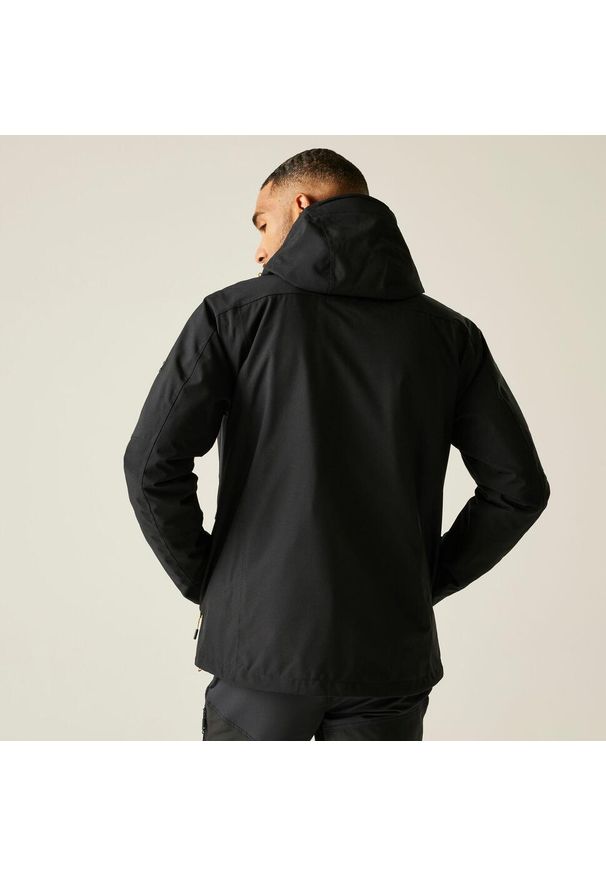 Regatta - Kurtka męska 3 w 1 Wentwood. Kolor: czarny. Materiał: puch, materiał. Sport: turystyka piesza