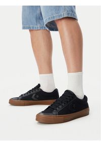 Converse Tenisówki Sport Casual A15109C Czarny. Okazja: na co dzień. Kolor: czarny. Materiał: materiał. Styl: casual, sportowy #1