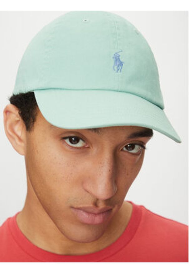 Polo Ralph Lauren Czapka z daszkiem Chino Ball Cap 710667709124 Zielony. Kolor: zielony. Materiał: bawełna, materiał