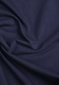 Born2be - Granatowy T-shirt z Bawełny z Dłuższym Tyłem i Rozcięciami po Bokach Cordalea. Okazja: na co dzień. Kolor: niebieski. Materiał: bawełna. Długość: długie. Styl: casual, elegancki #4