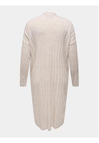 ONLY Carmakoma Kardigan 15282289 Beżowy Regular Fit. Kolor: beżowy. Materiał: syntetyk #2