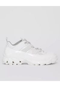 Burberry - BURBERRY - Białe sneakersy Arthur. Kolor: biały. Materiał: zamsz, guma, materiał, poliamid #6