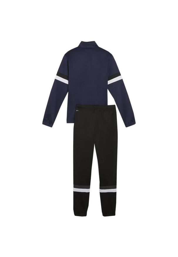 Puma - Dres Dziecięcy/dziecięcy Team Rise. Kolor: czarny, niebieski, wielokolorowy. Materiał: dresówka