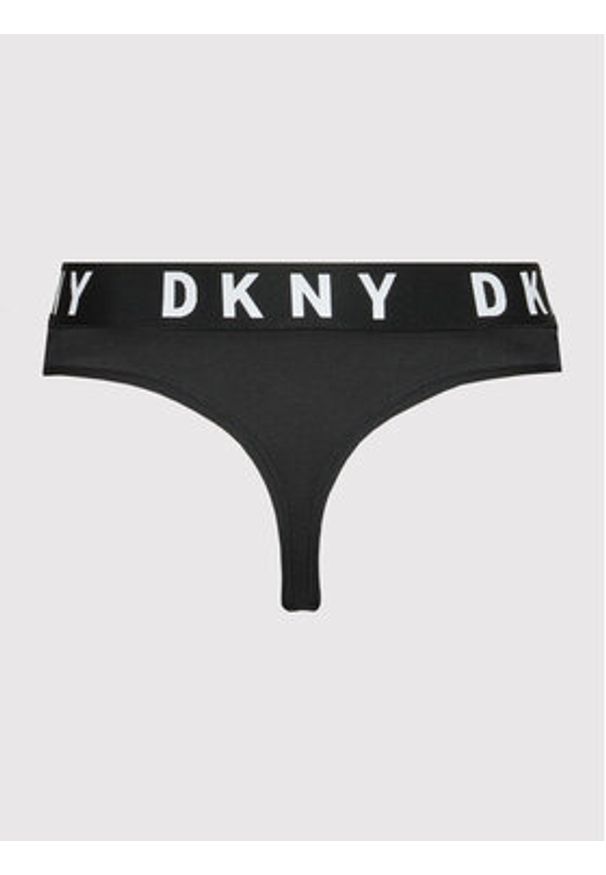 DKNY Stringi DK4529 Czarny. Kolor: czarny