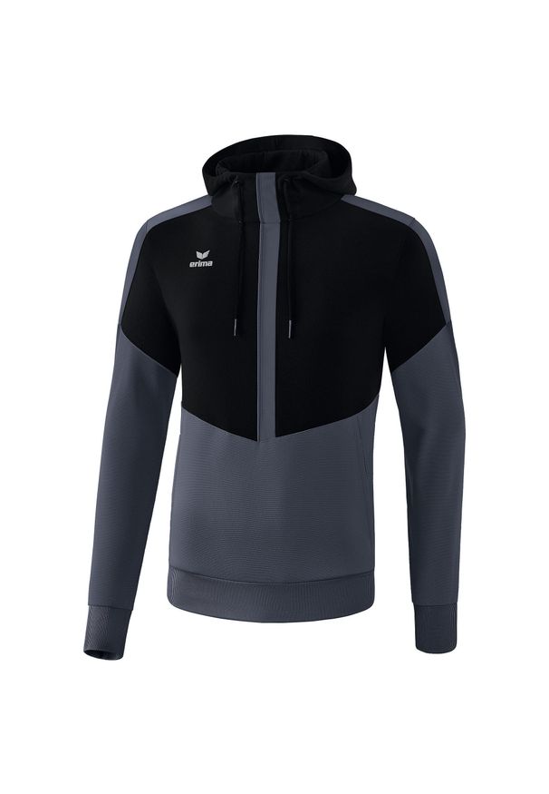 ERIMA - Dziecięca bluza z kapturem Erima Squad. Typ kołnierza: kaptur. Kolor: wielokolorowy, szary, czarny. Sport: fitness, piłka ręczna