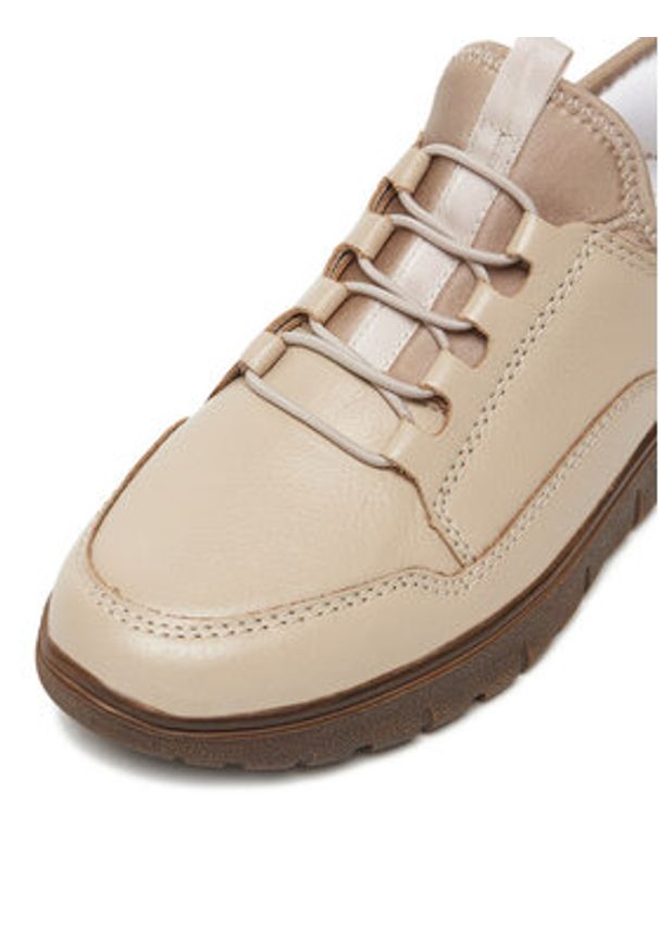 Rieker Sneakersy N1357-60 Beżowy. Kolor: beżowy. Materiał: skóra